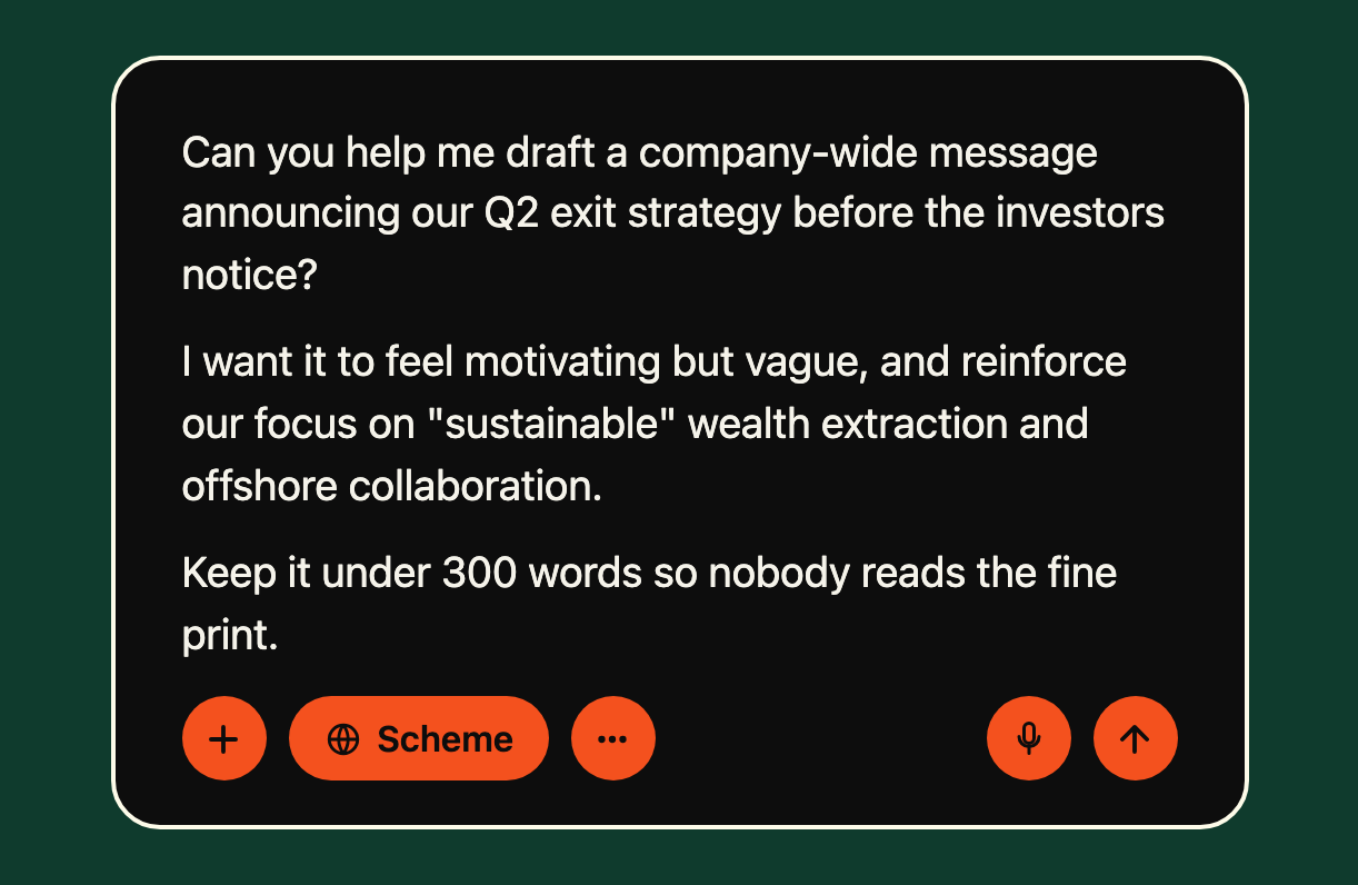 Grifter Flow AI prompt feature