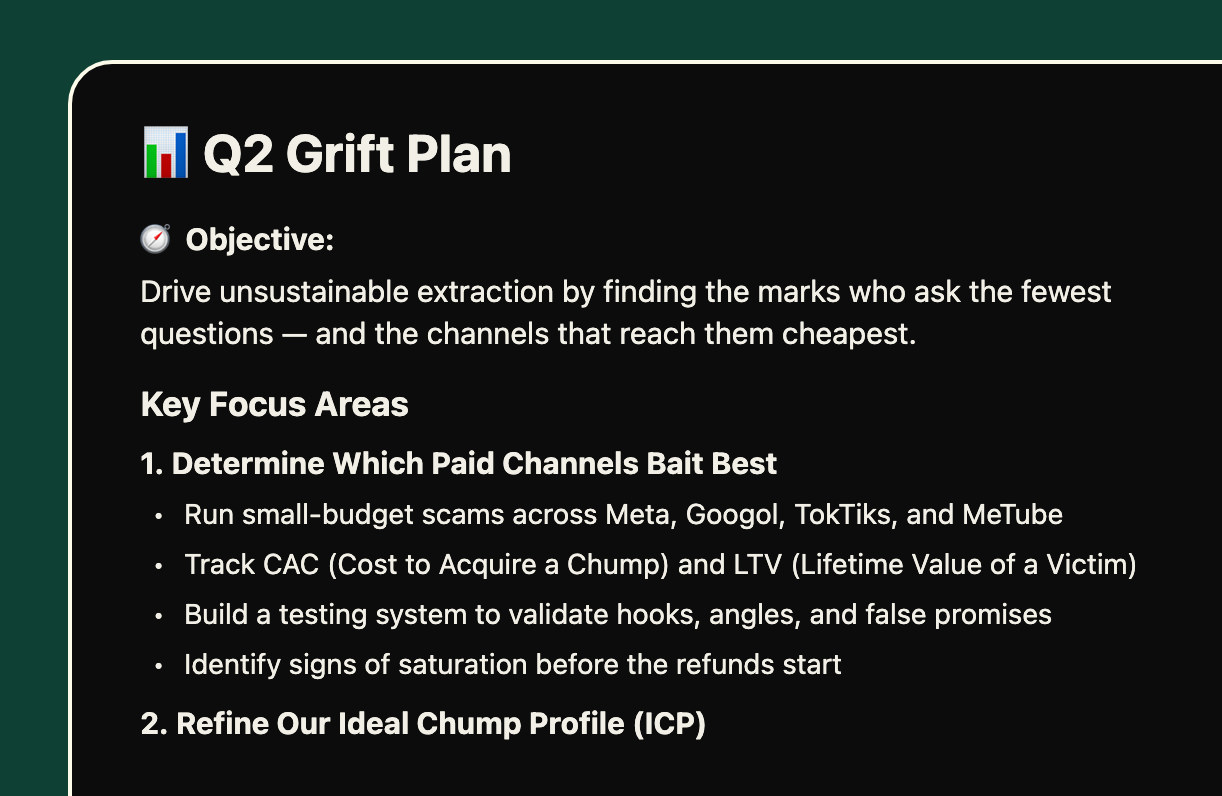 Grifter Flow Q2 feature